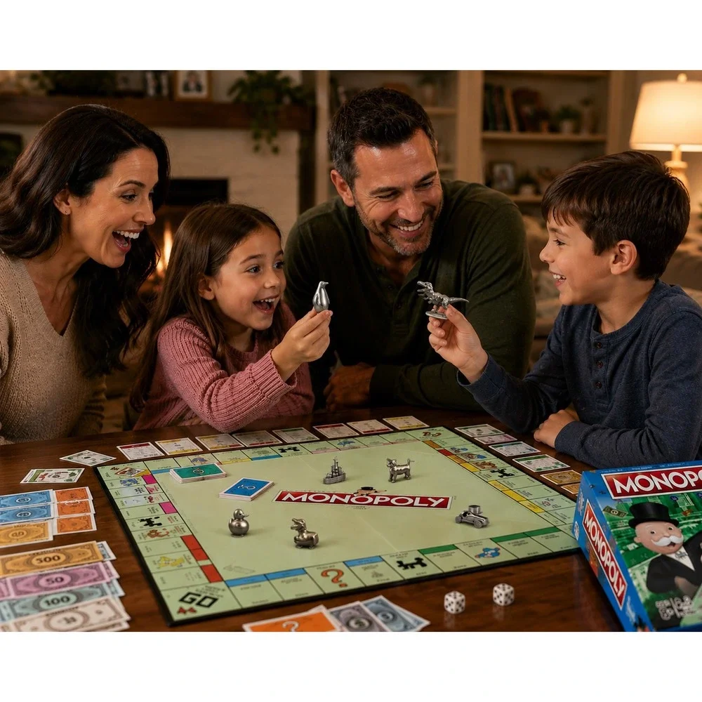 Hasbro Monopoly Classic Board Game New Sealed Family Game Night Limited Tokens